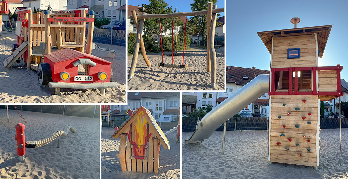 Themenspielplatz Feuerwehr Nauheim