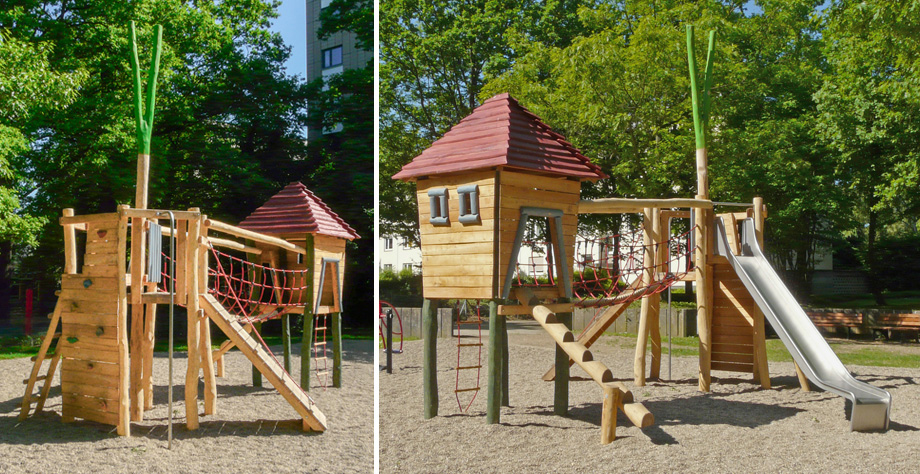 Baumhaus Spielanlage Robinson